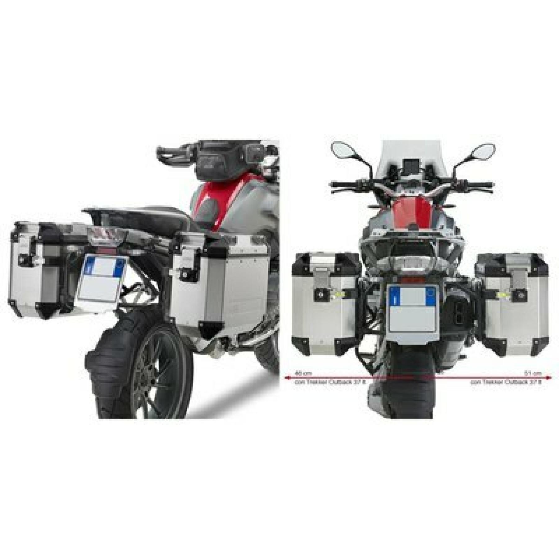 Suporte de mala lateral de motocicleta Givi Monokey Cam-Side Bmw R 1200 Gs (13 À 18)