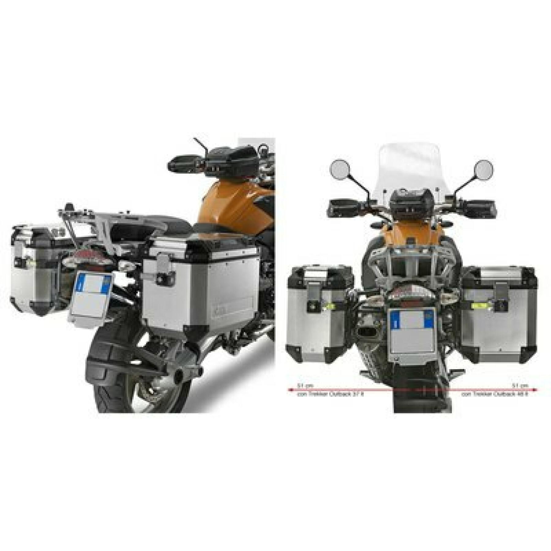 Suporte de mala lateral de motocicleta Givi Monokey Cam-Side Bmw R 1200 Gs (04 À 12)