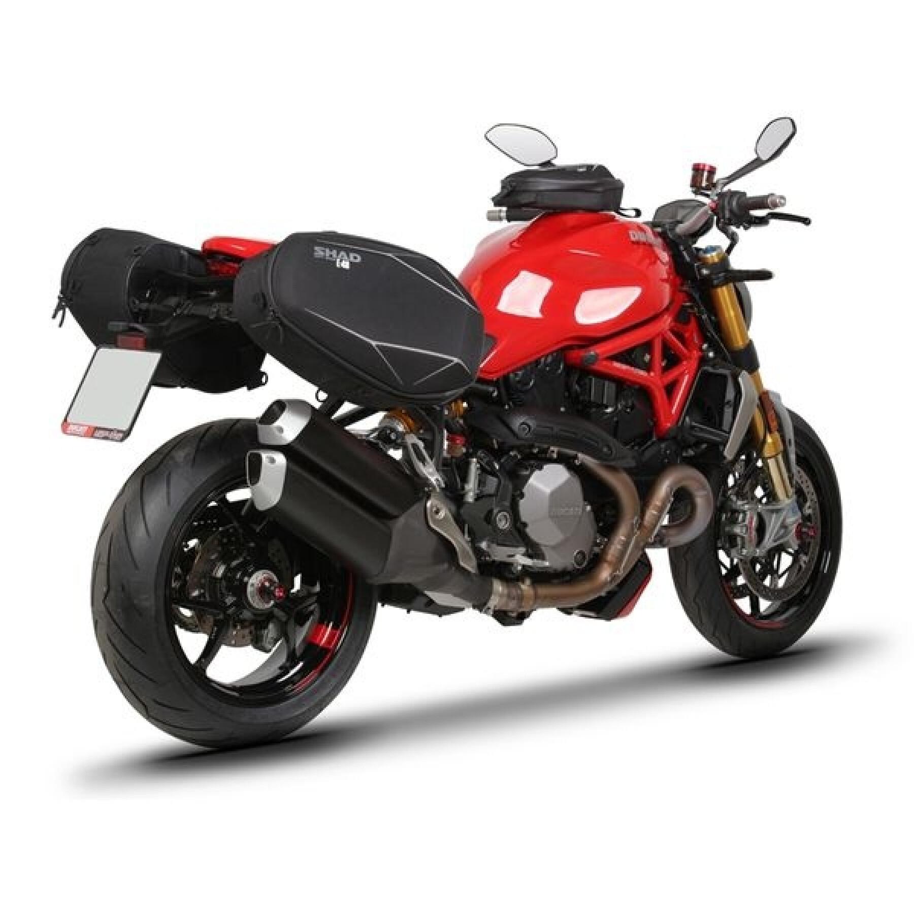 Espaçadores de cesto de mota Shad Ducati Monster 797 (16 a 20) / 1200 (16 a 19) / Super Sport 937 (16 a 19)