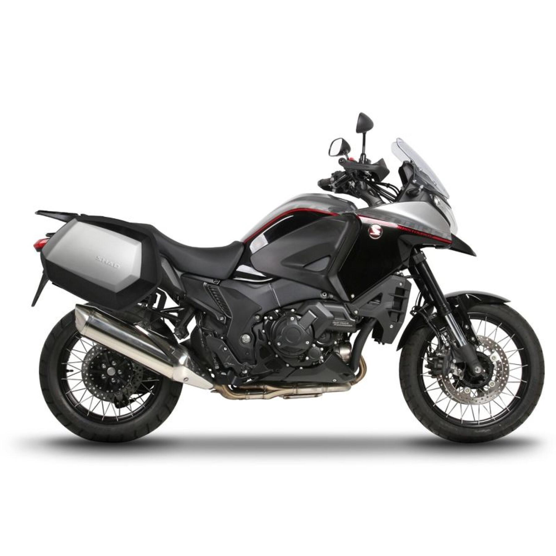 Suporte de mala lateral de moto Shad Sistema 3P Honda Vfr 1200 X Crosstourer (12 TO 21)