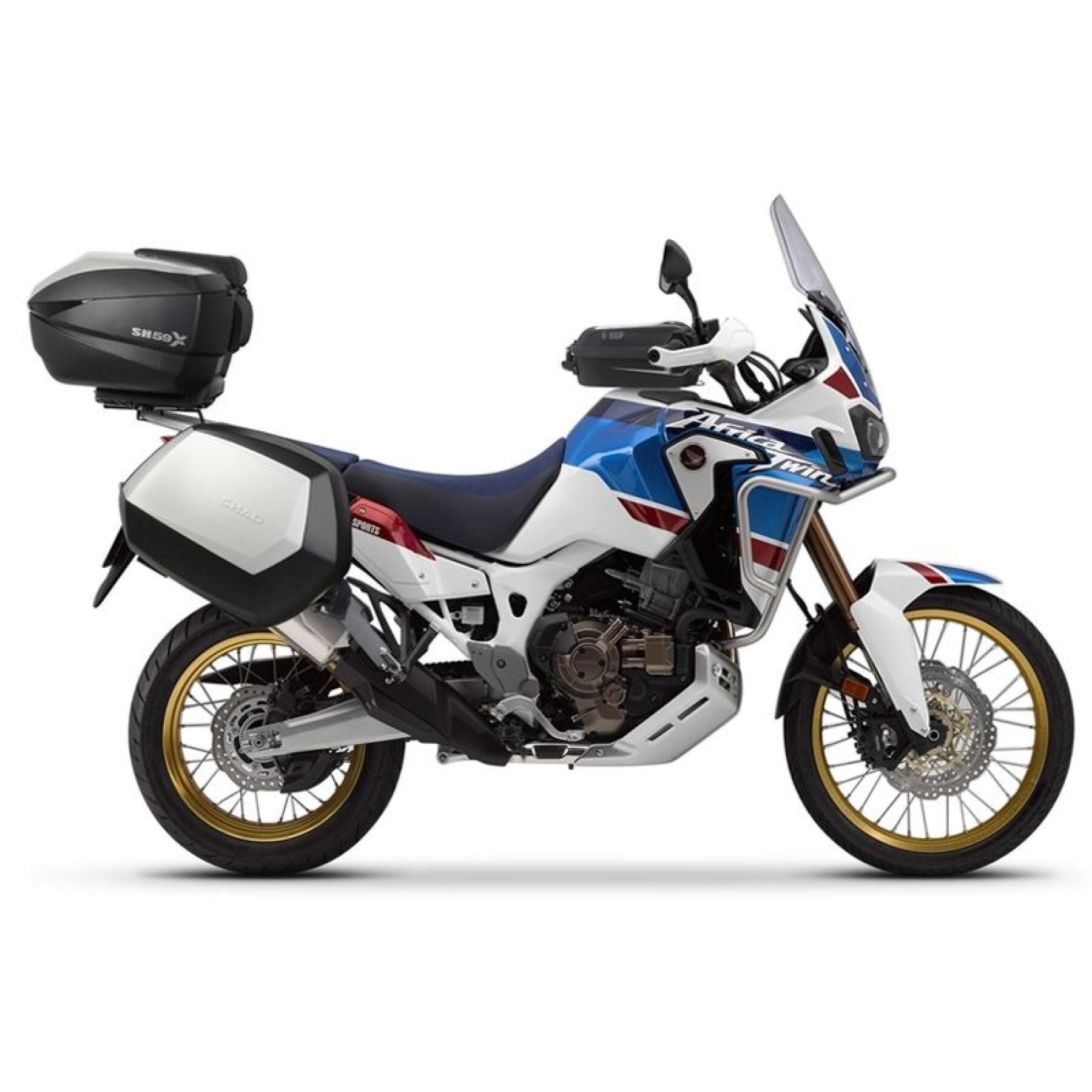 Apoio à mala lateral de moto Shad Sistema 3P Honda Africa Twin Adventure Sports Crf1000L (18 TO 19)
