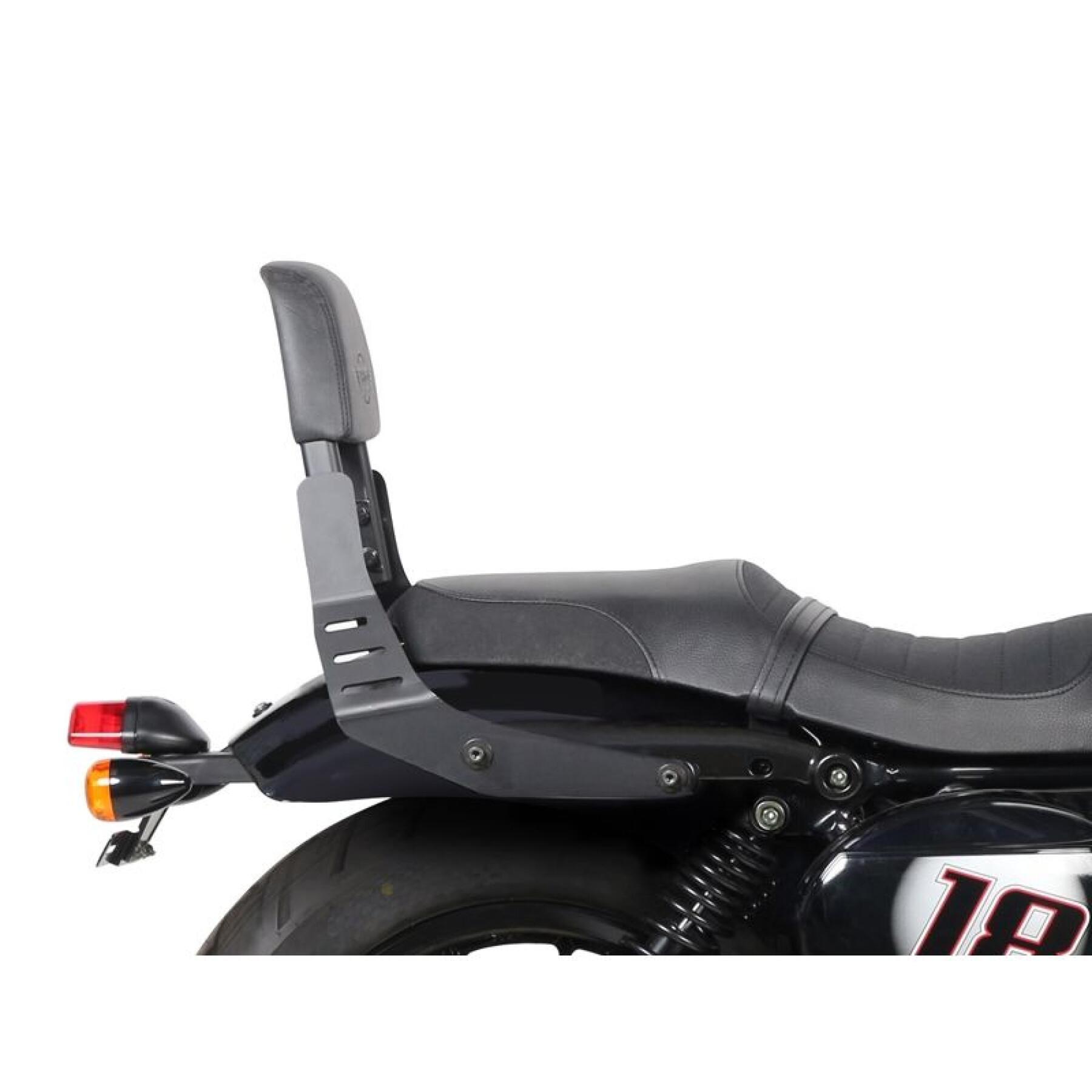 Suporte de caixa superior de motocicleta Shad Sissy Bar com suporte de caixa superior Shad Hyosung GV 125 Aquila (18 a 21)