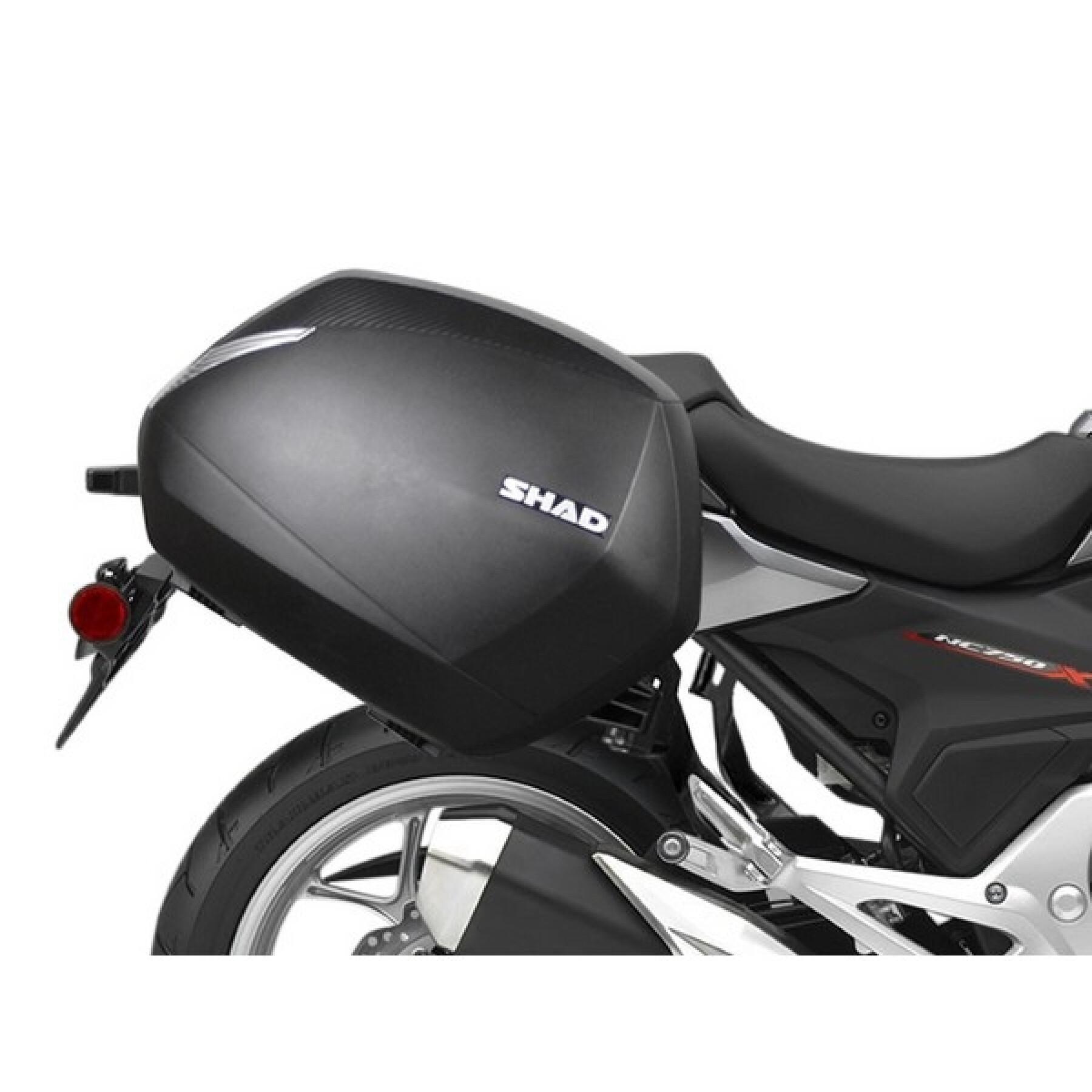 Suporte de mala lateral de moto Shad Sistema 3P Honda Nc 750 X/S (16 TO 21)