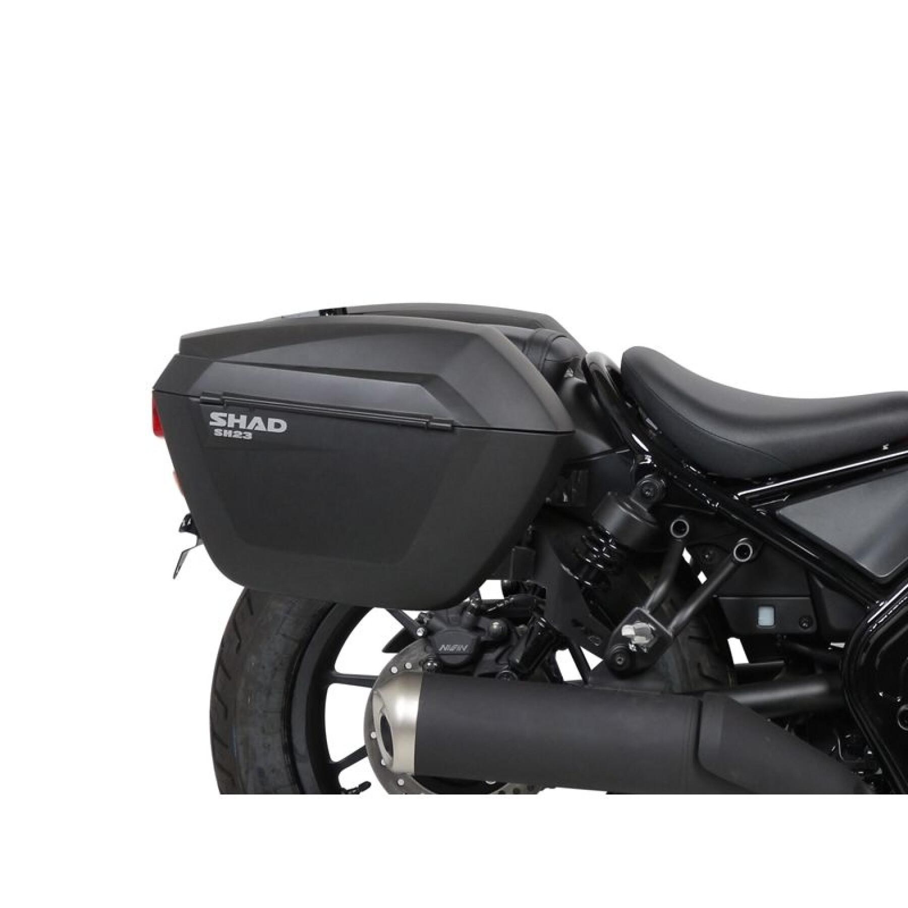 Suporte de mala lateral de moto Shad Sistema 3P Honda Cmx 500 Rebel (17 a 21)