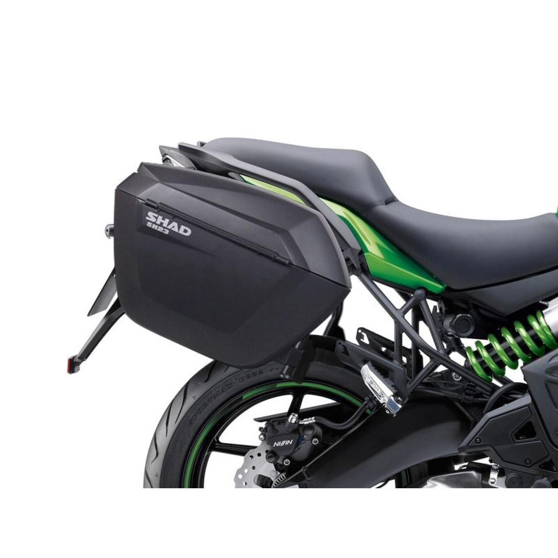 Suporte de mala lateral de moto Shad Sistema 3P Kawasaki Versys 650 (15 a 21)