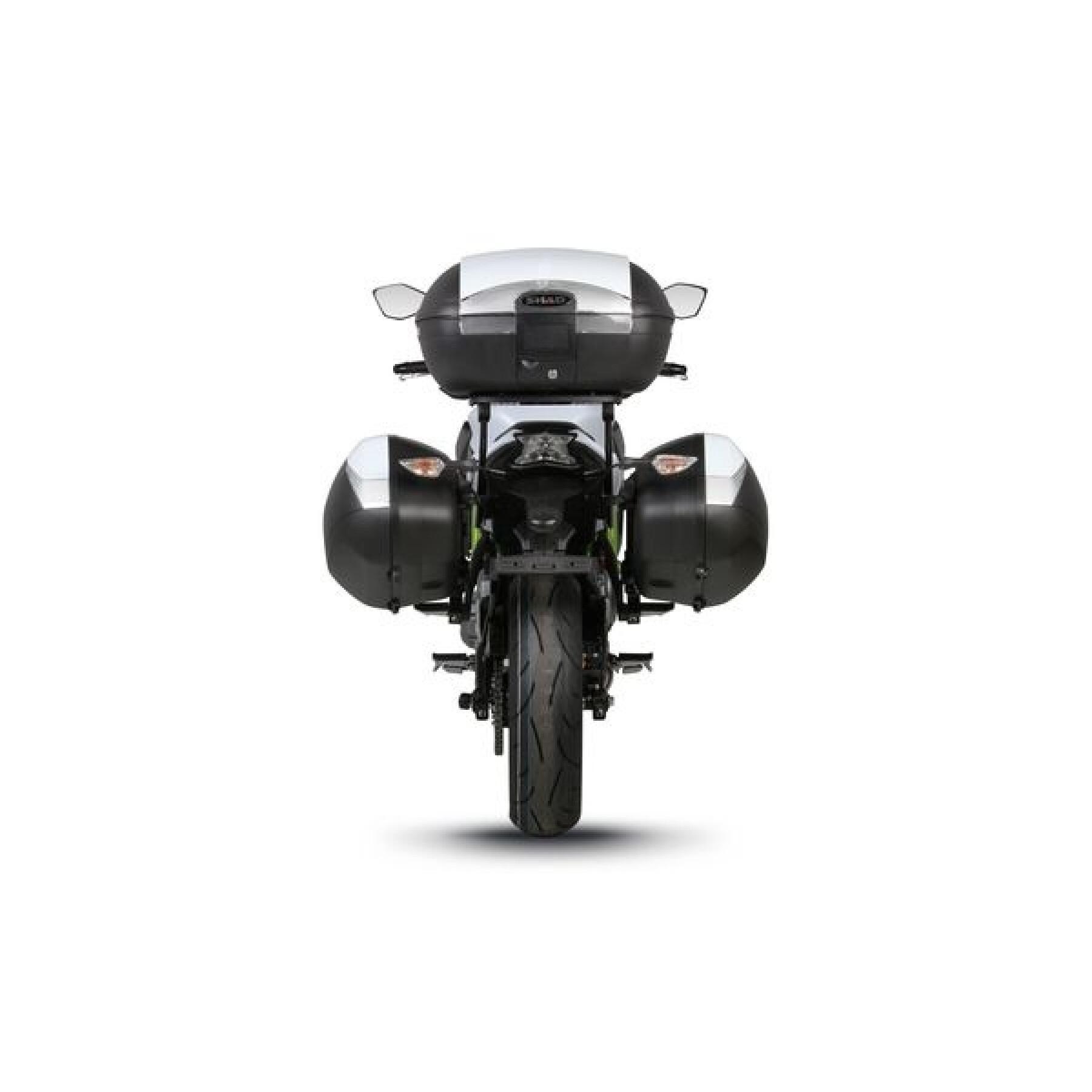 Suporte de mala lateral de moto Shad Sistema 3P Kawasaki 650 Ninja (17 a 21)