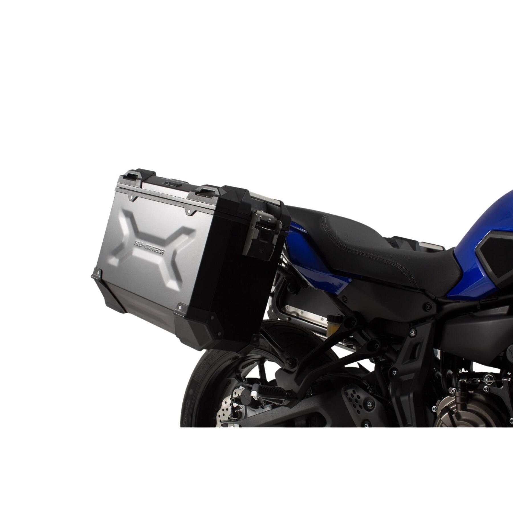 Suporte de mala lateral de motocicleta Sw-Motech Evo. Yamaha Mt-07 Tracer (16-)