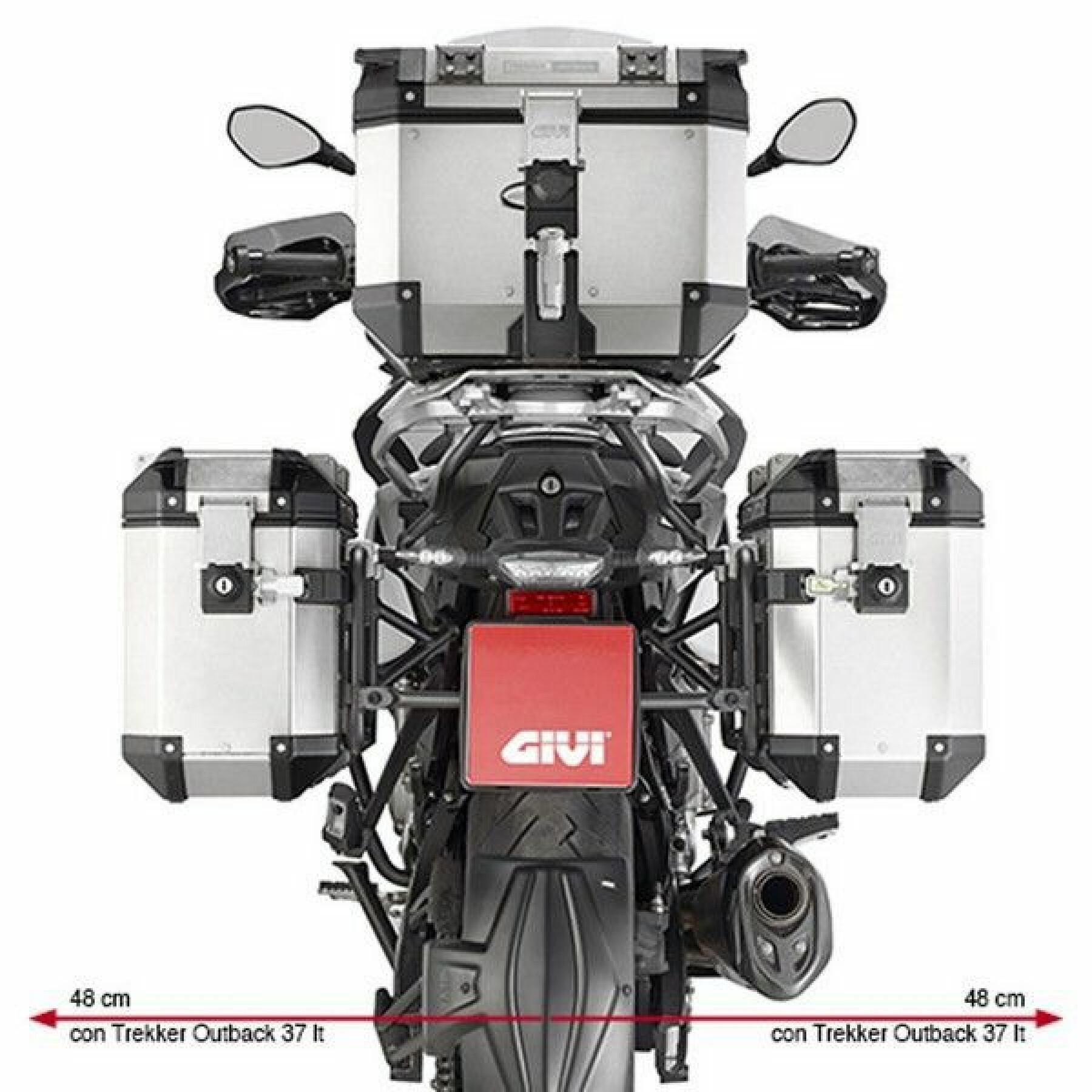 Suporte de mala lateral de motocicleta Givi Monokey Cam-Side Bmw S 1000 Xr (15 À 19)