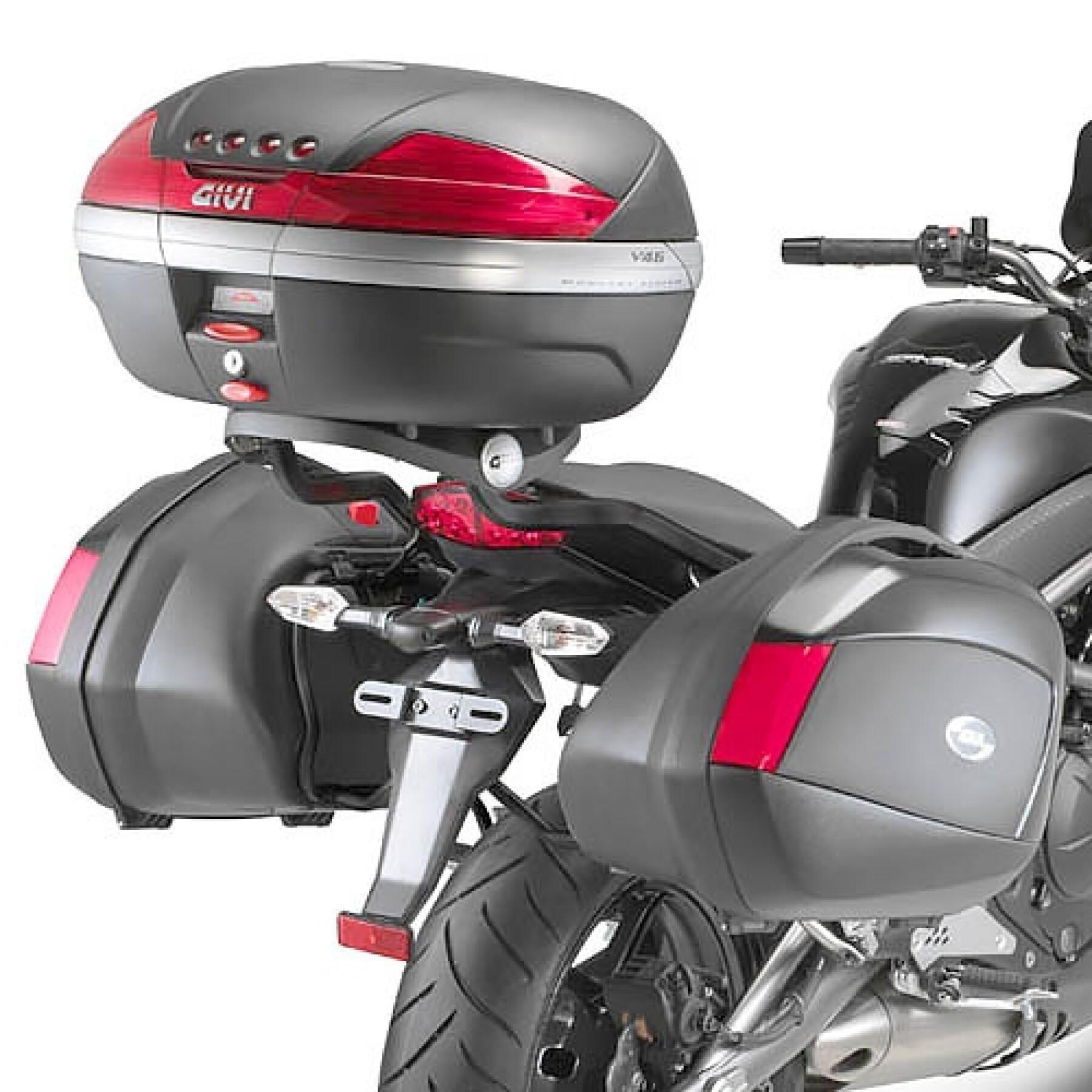 Suporte de mala lateral de motocicleta Givi Monokey Side Kawasaki Er 6N/Er 6F 650 (09 À 11)