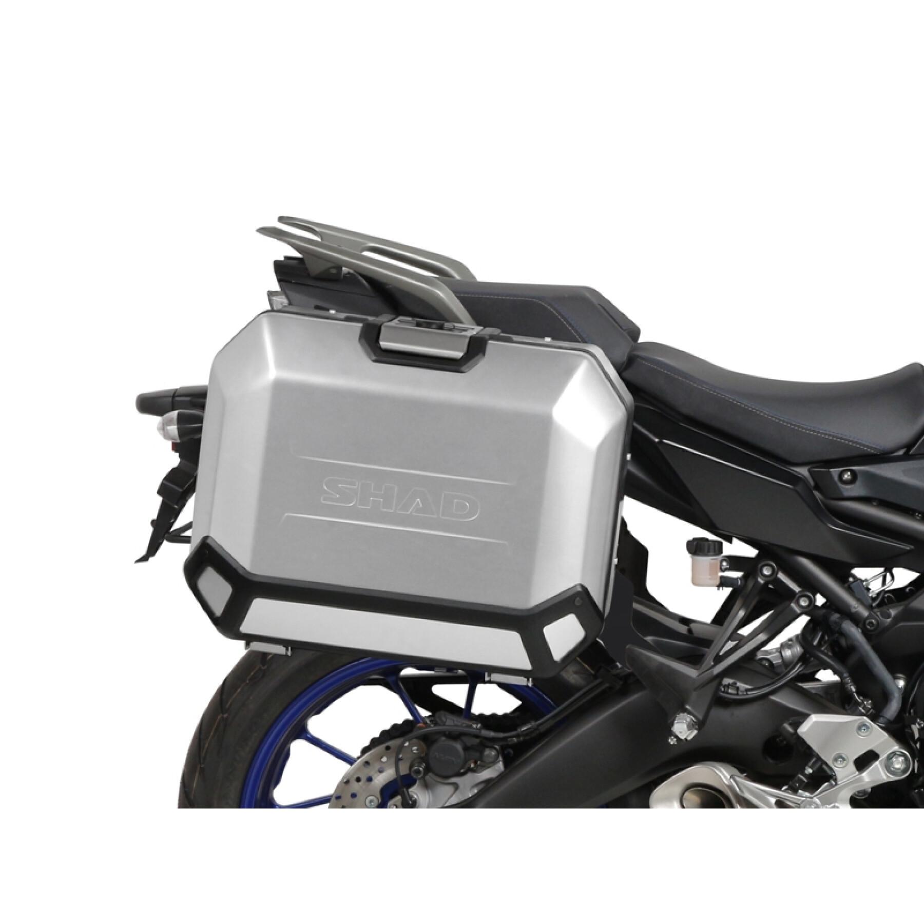 Apoio de caixa lateral de motocicleta Shad 4P System Yamaha Tracer 900/Gt 2018-2020