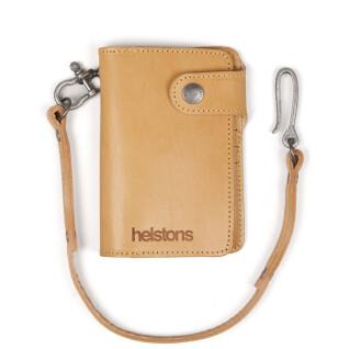 Carteira de couro Helstons moon wallet + lacet