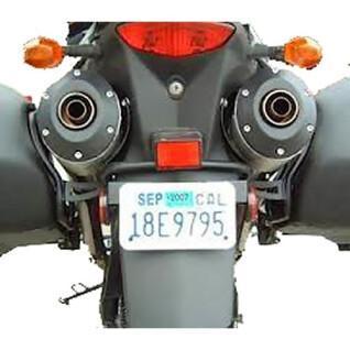 Suporte de mala lateral de motocicleta Givi Monokey Side Kawasaki Klv 1000 (04 À 10)