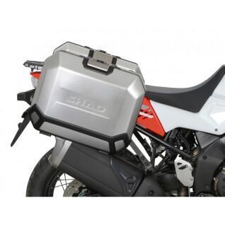 Apoio de caixa lateral de motocicleta Shad 4P System Suzuki V-Strom 1000/ V-Strom 1050 Xt 2014-2020